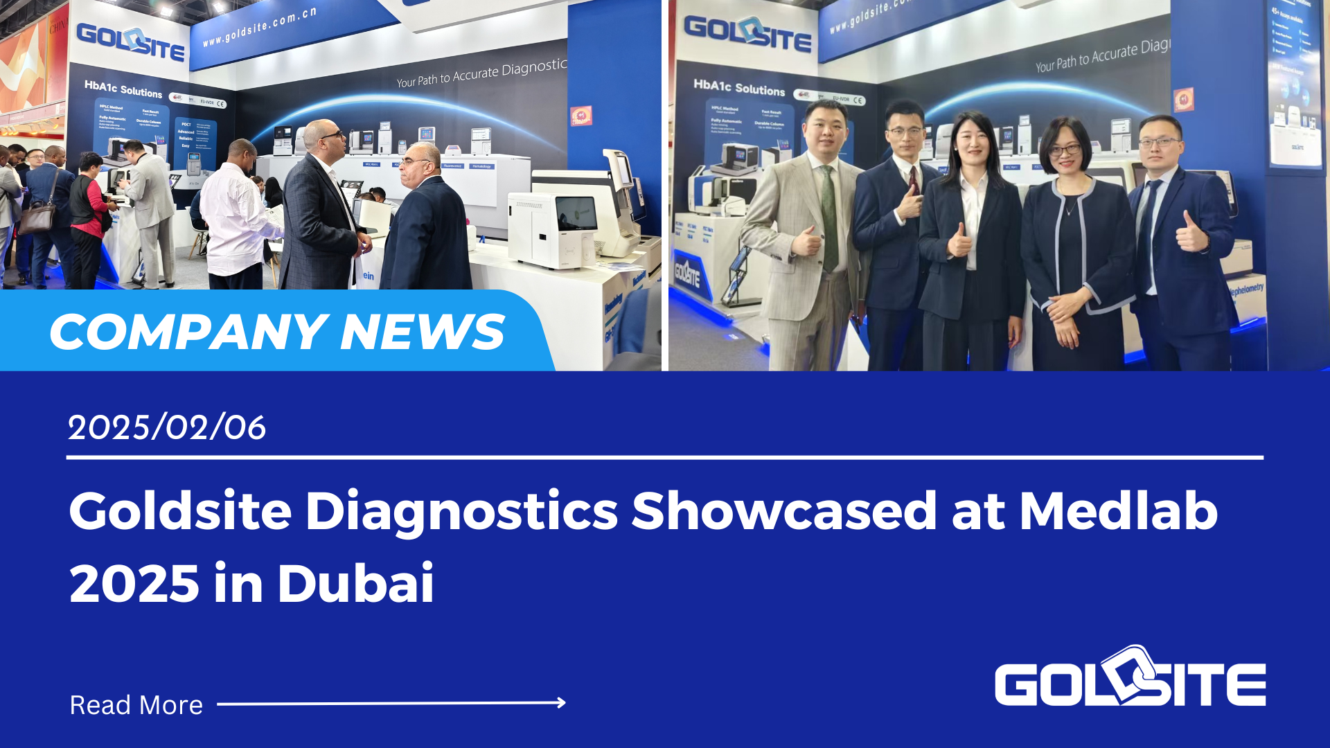 Hightlight Moments: Goldsite sur Medlab Middle East 2025