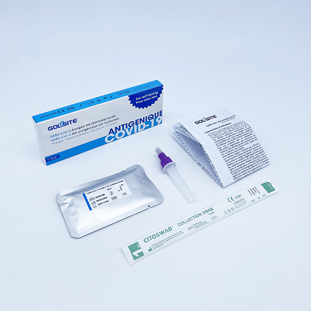 Cassette de test rapide de l'antigène COVID-19