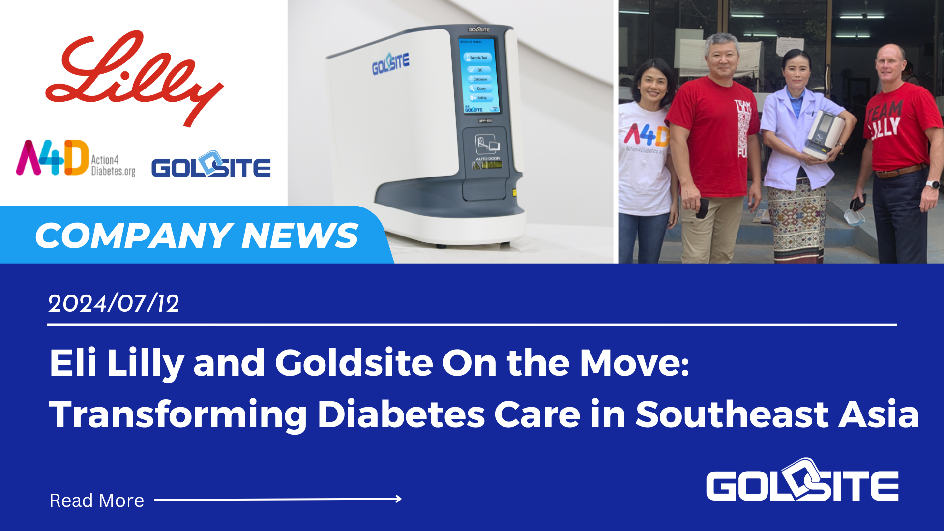 Eli Lilly et Goldsite en mouvement : transformer les soins du diabète en Asie du Sud-Est