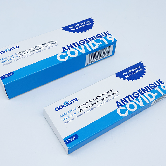 Cassette de test rapide de l'antigène COVID-19